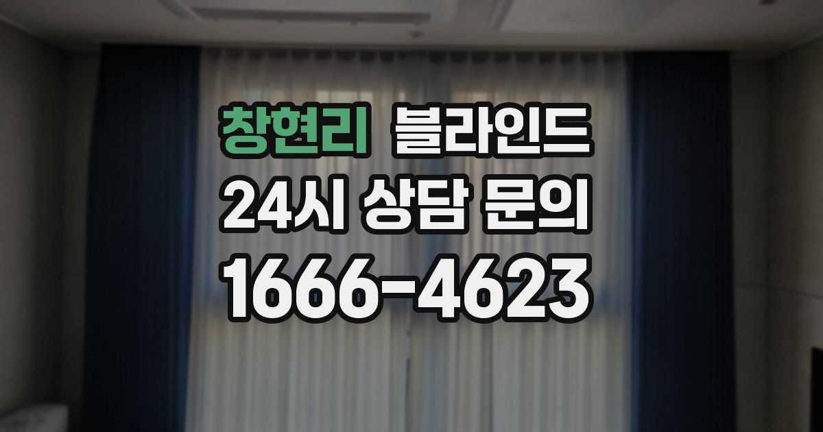 창현리 블라인드
