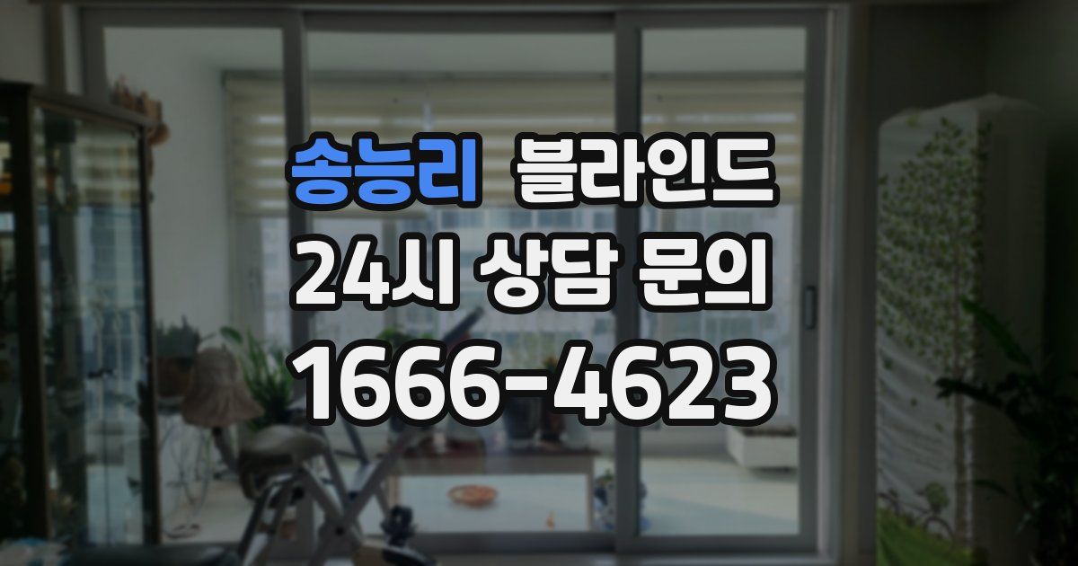 송능리 블라인드