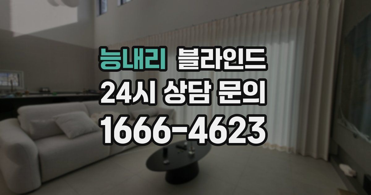 능내리 블라인드