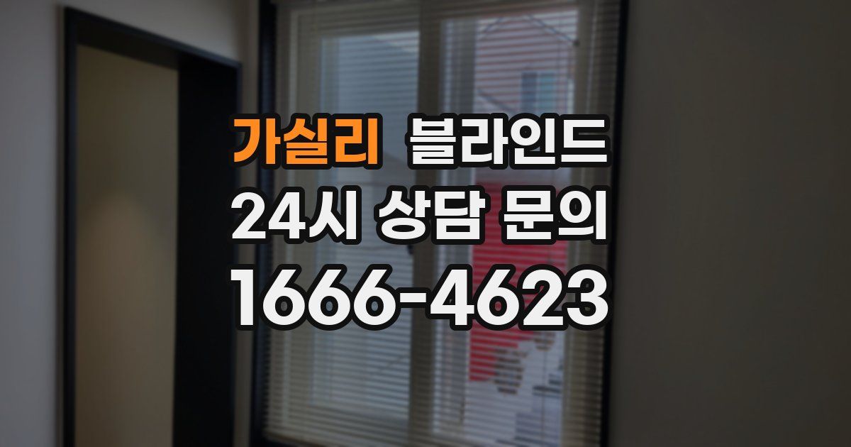가실리 블라인드