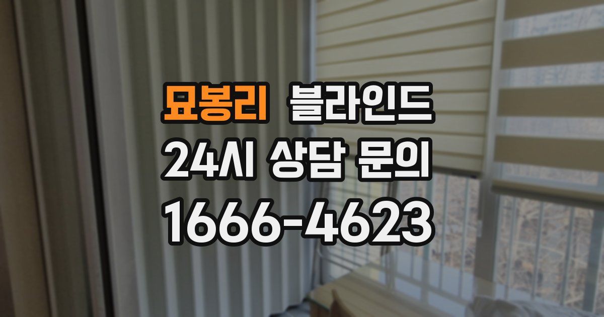 묘봉리 블라인드