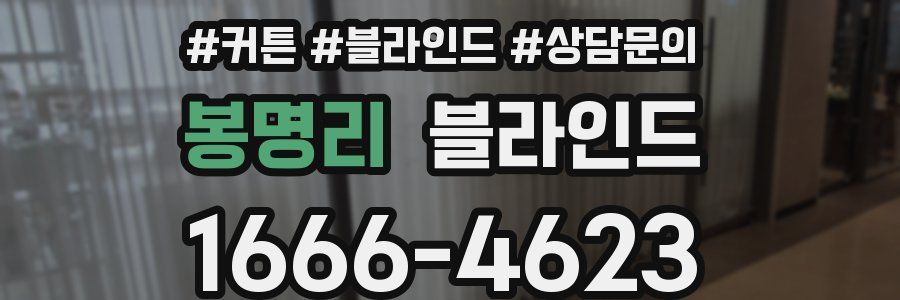 봉명리 블라인드