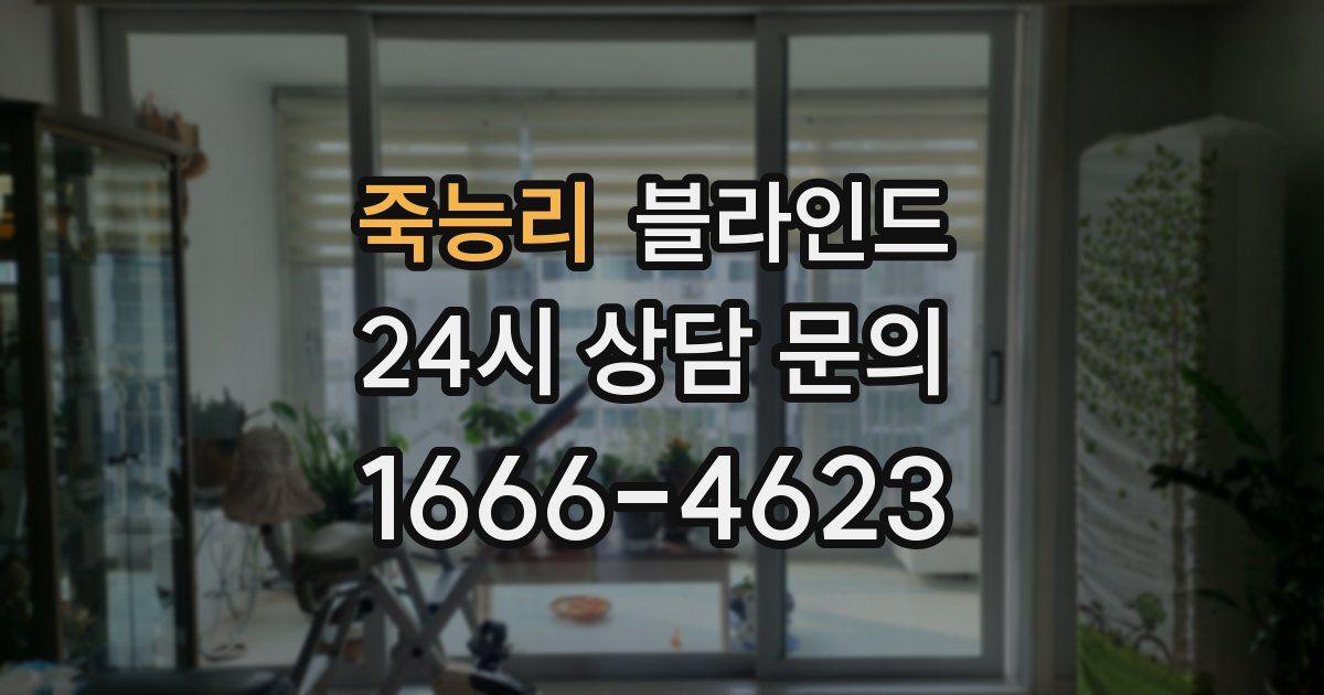 죽능리 블라인드