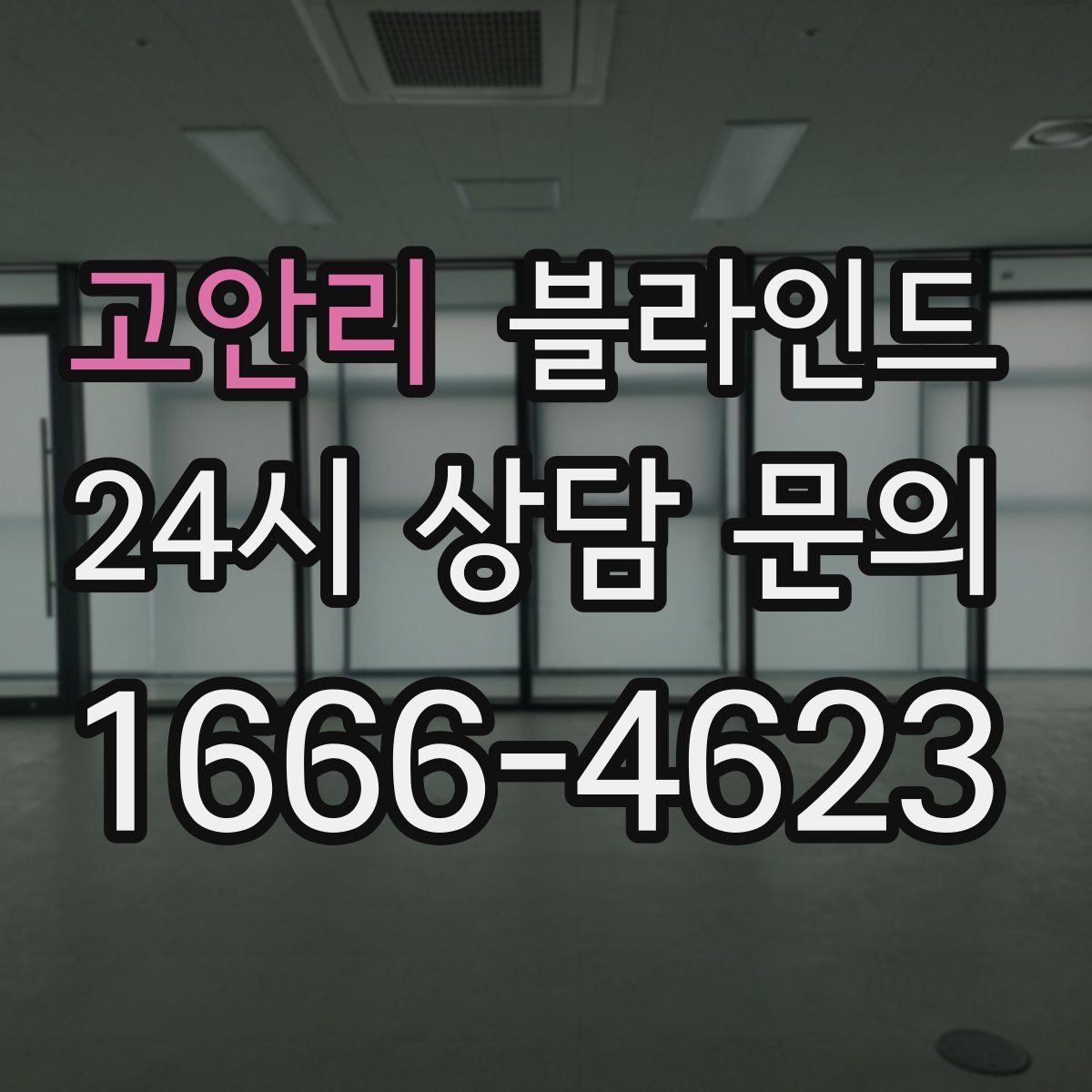 고안리 블라인드