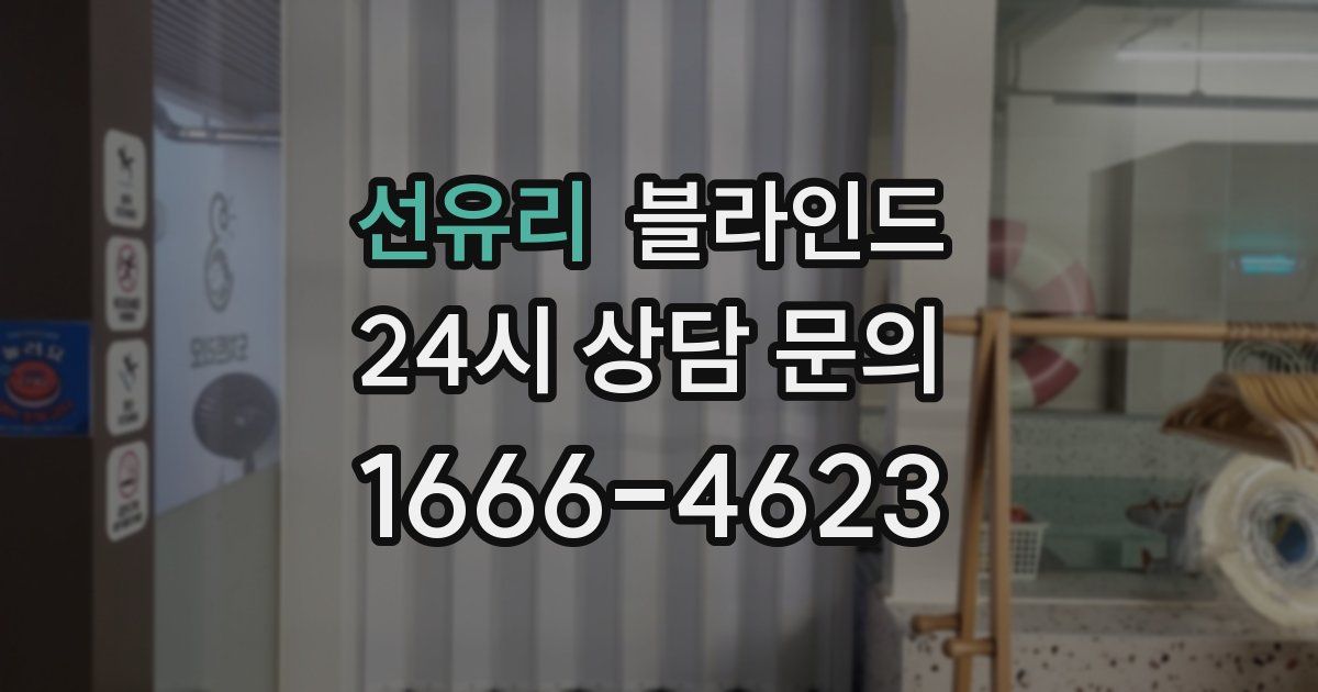 선유리 블라인드