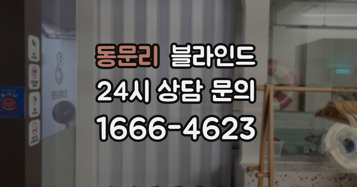 동문리 블라인드