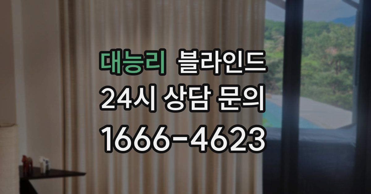 대능리 블라인드