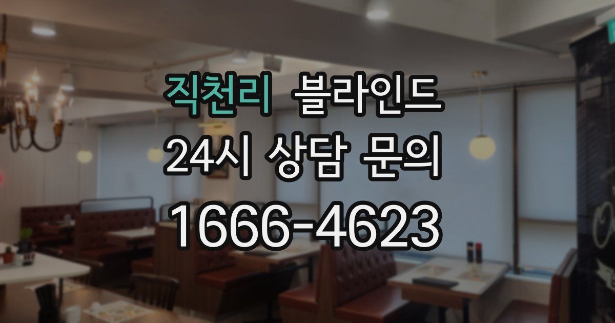 직천리 블라인드