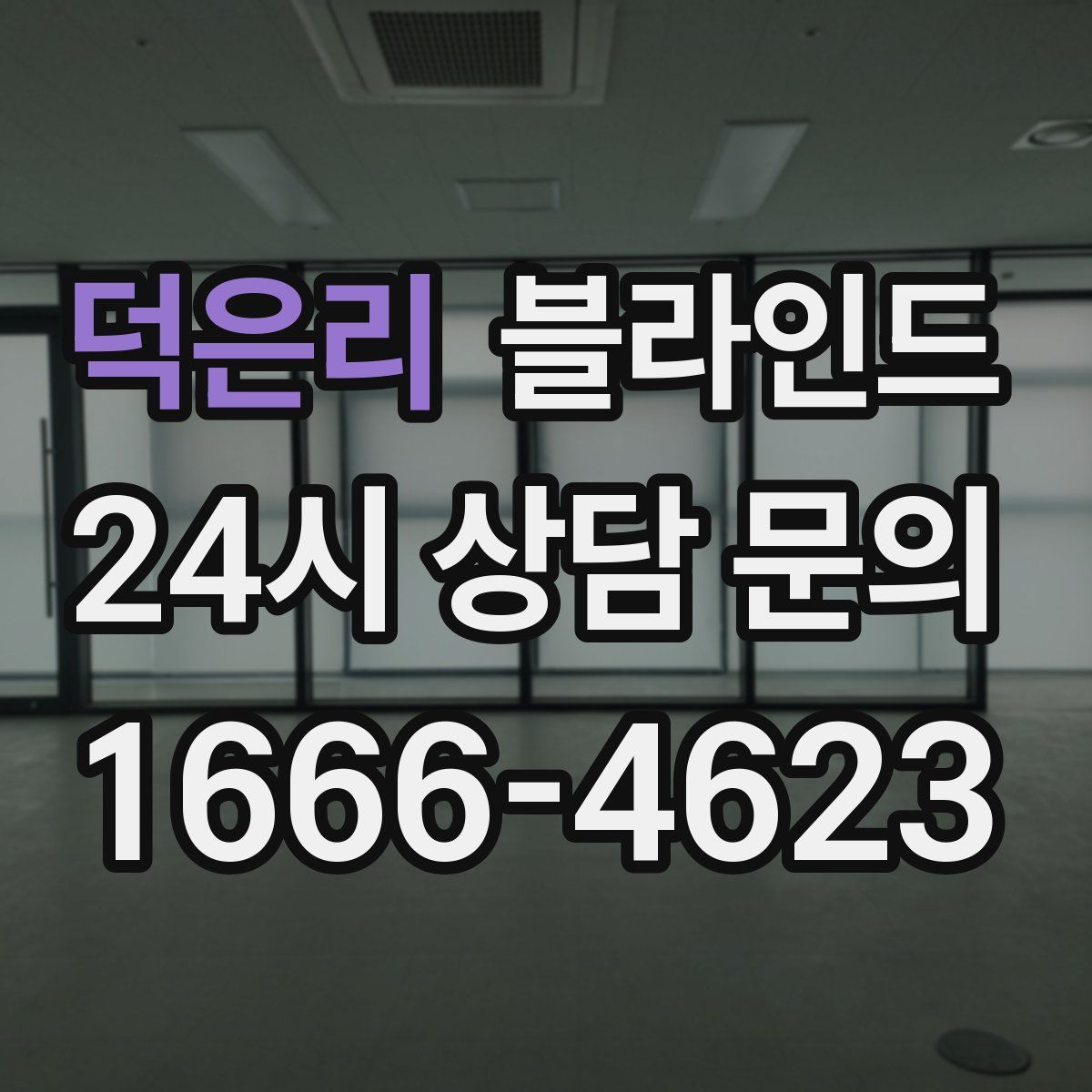 덕은리 블라인드