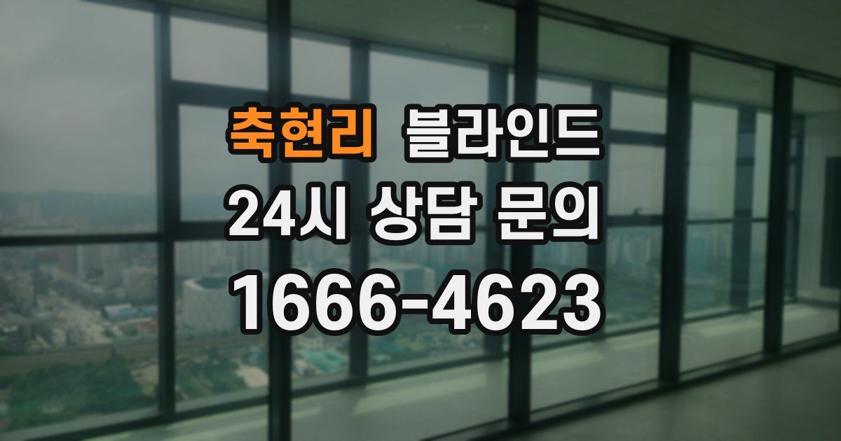 축현리 블라인드