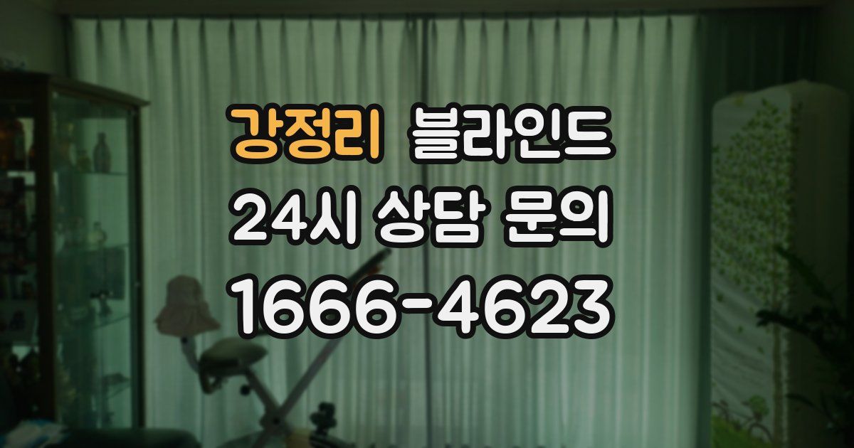 강정리 블라인드