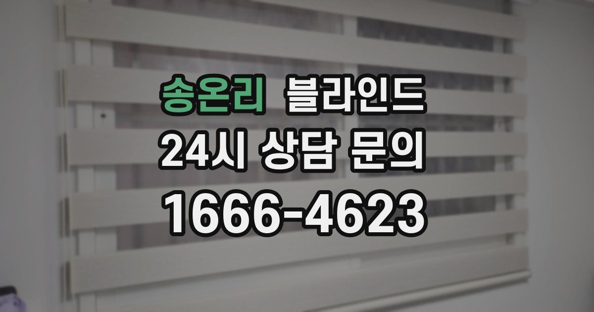 송온리 블라인드