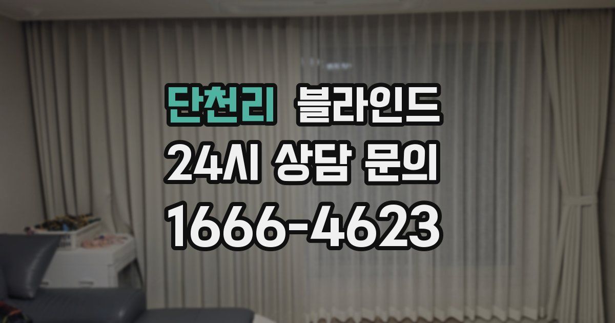단천리 블라인드