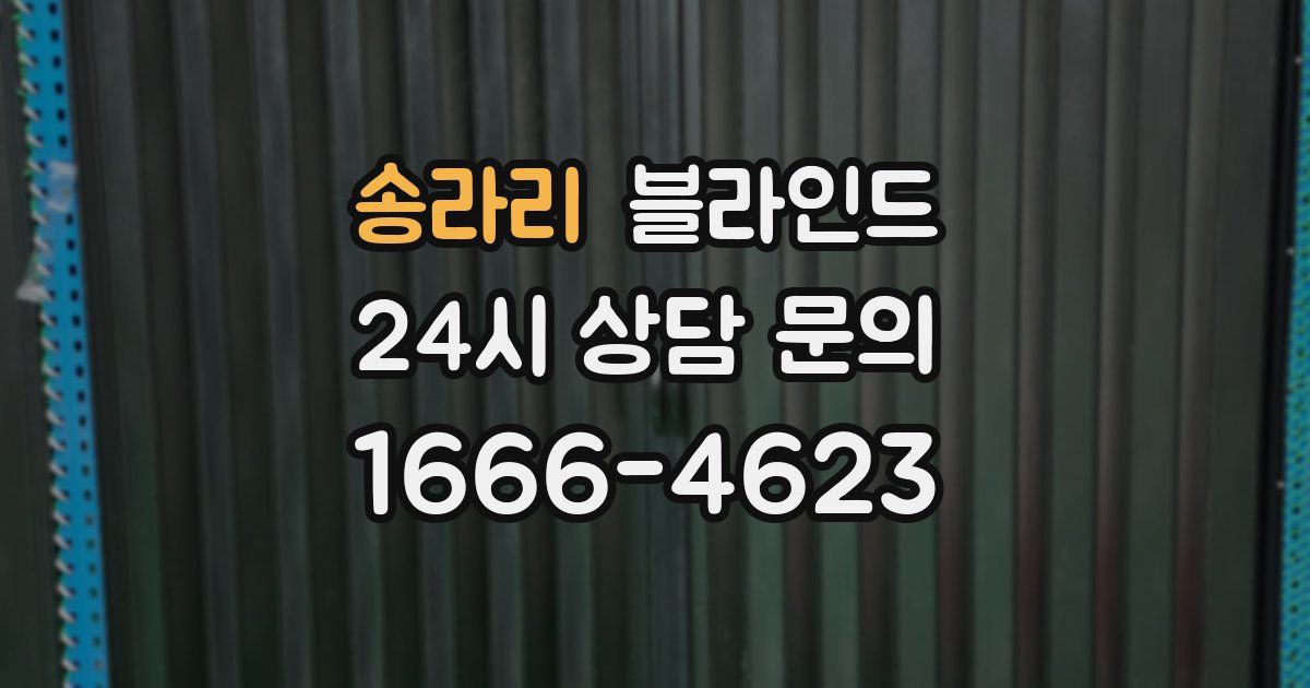 송라리 블라인드