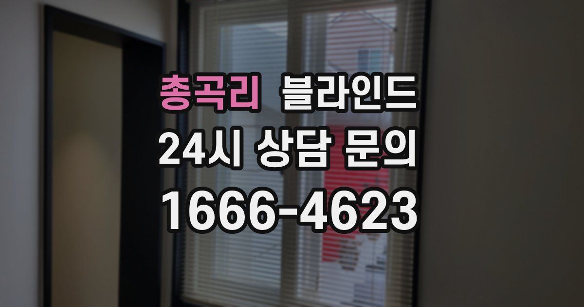 총곡리 블라인드