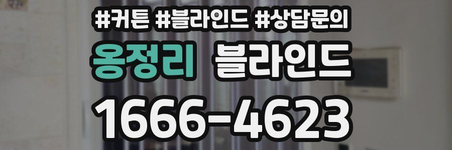 옹정리 블라인드