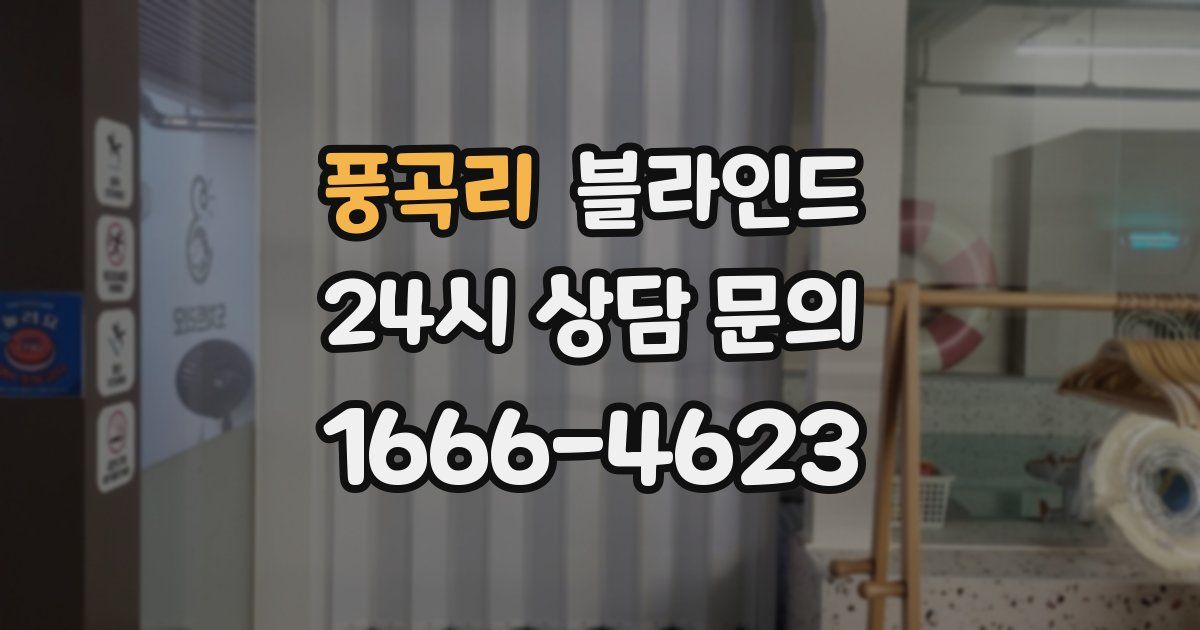 풍곡리 블라인드