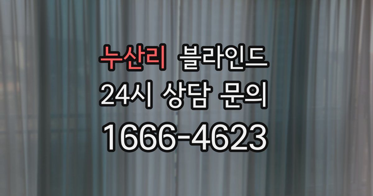누산리 블라인드