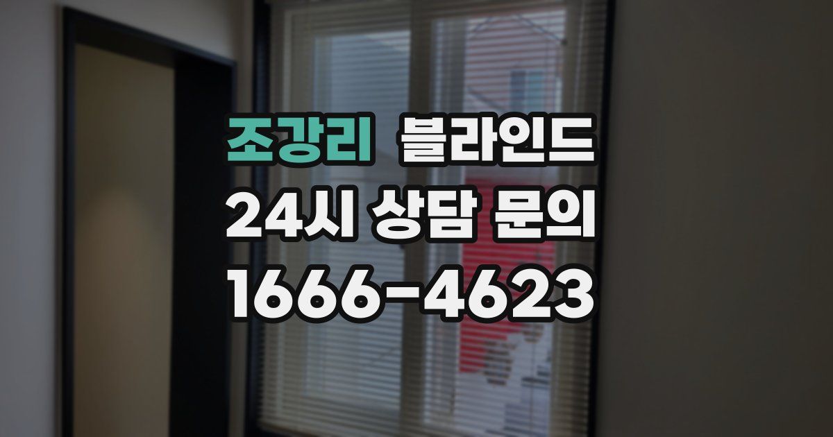 조강리 블라인드