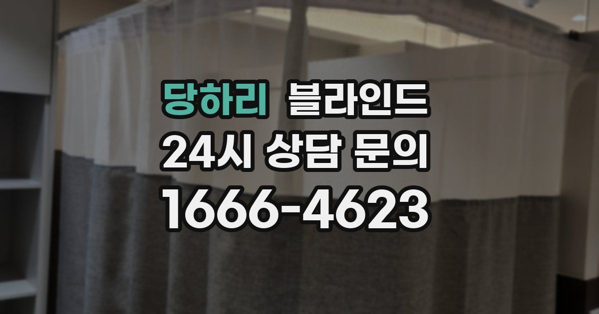당하리 블라인드