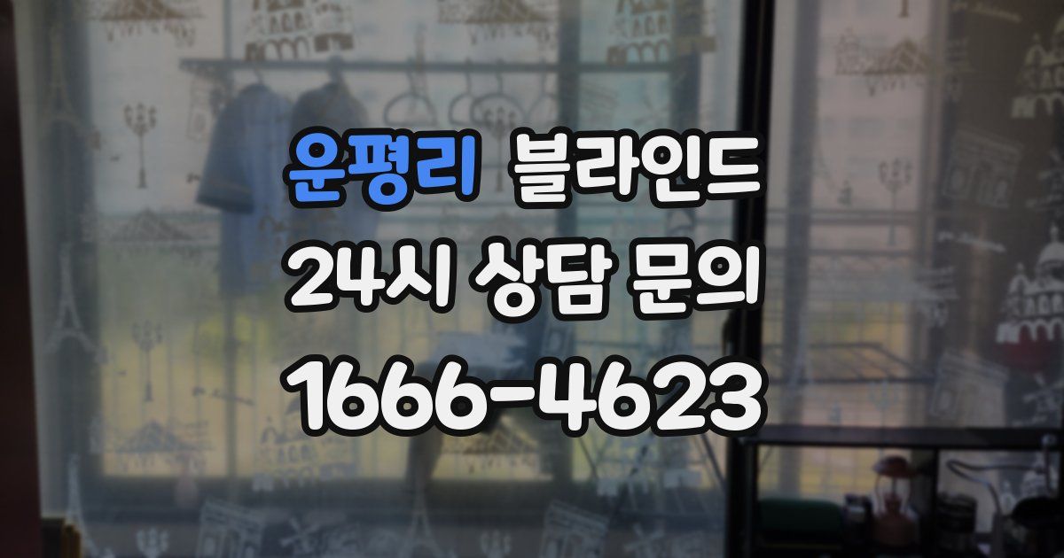 운평리 블라인드