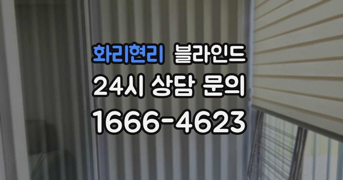 화리현리 블라인드