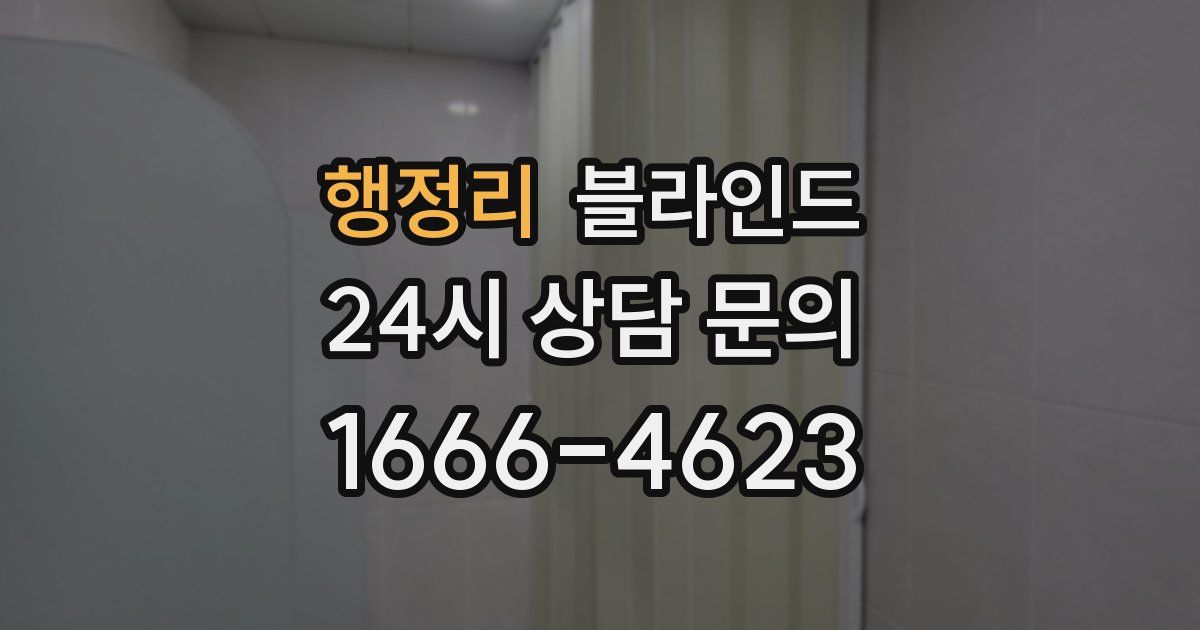 행정리 블라인드