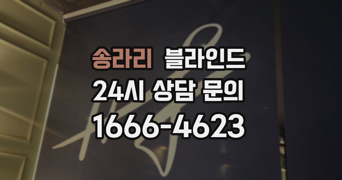 송라리 블라인드