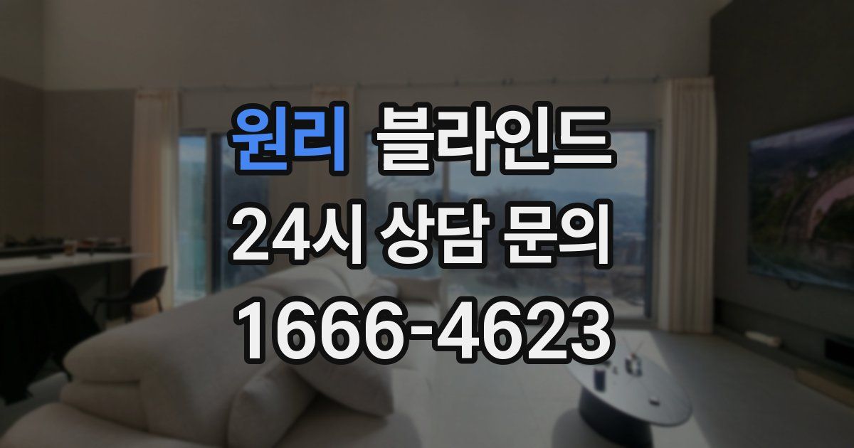 원리 블라인드