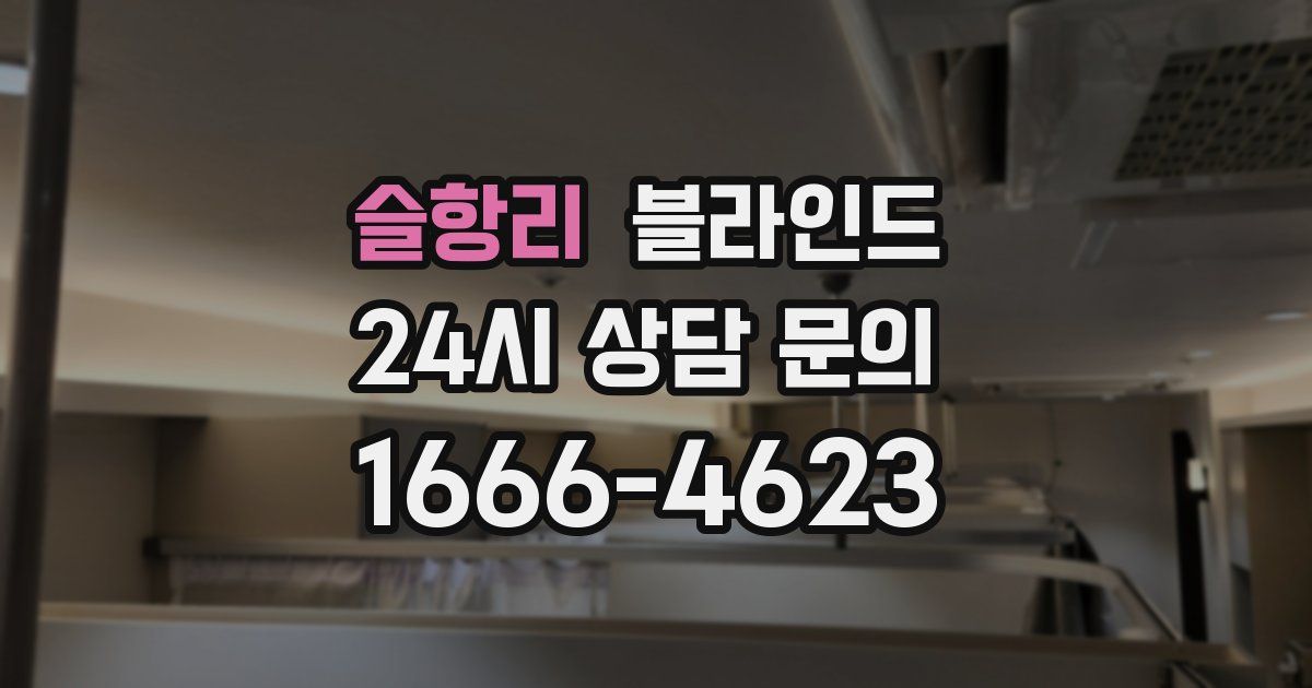 슬항리 블라인드