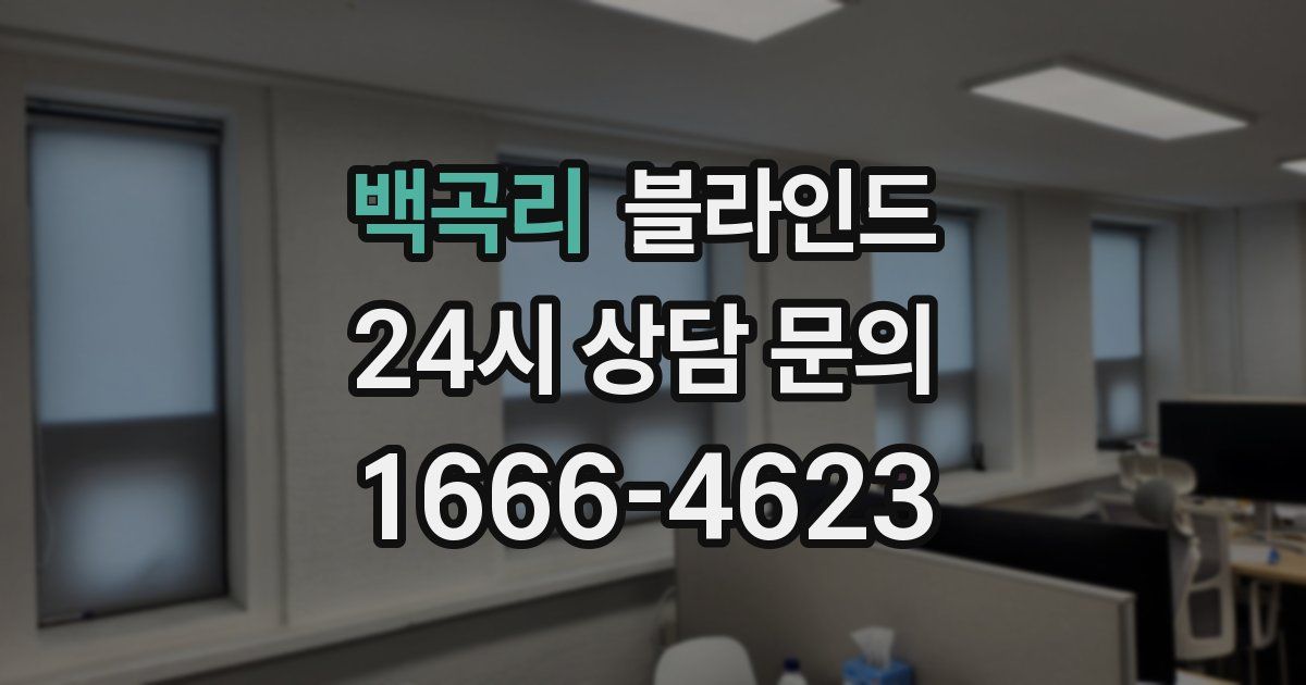 백곡리 블라인드