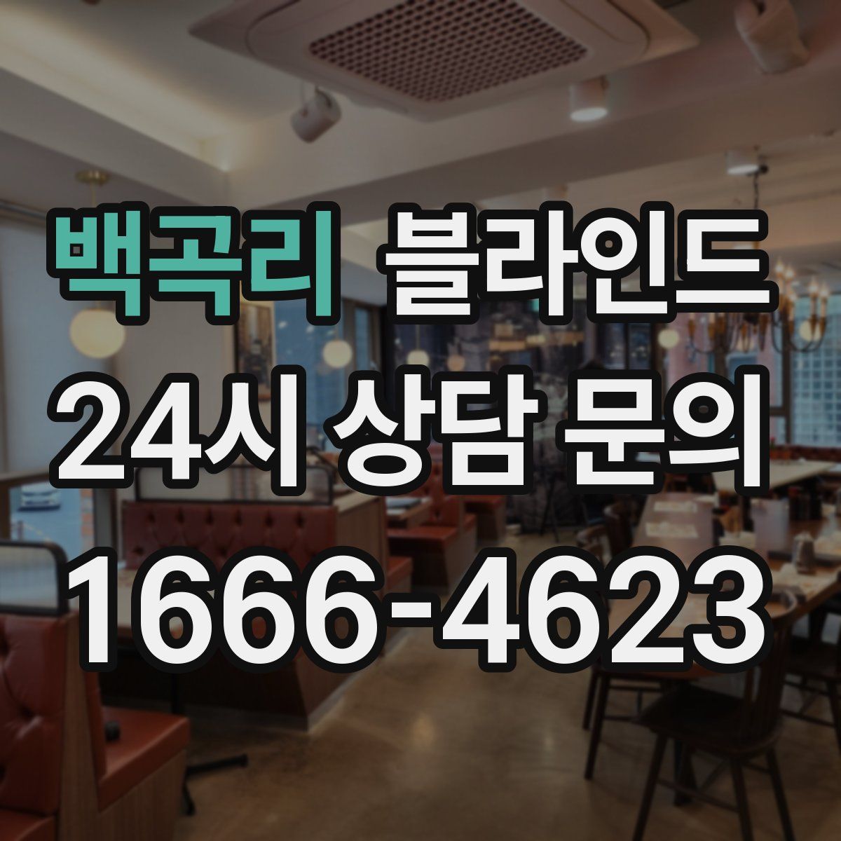 백곡리 블라인드