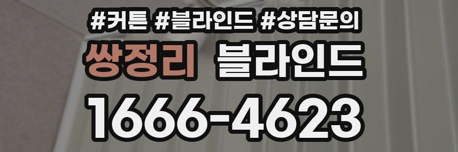 쌍정리 블라인드