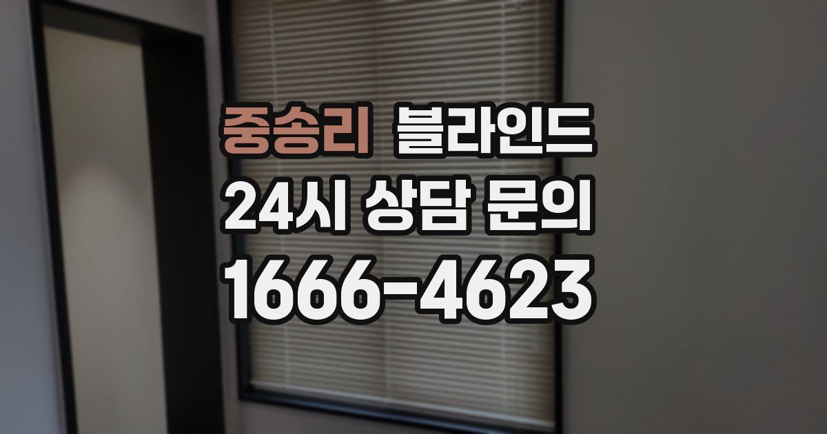 중송리 블라인드