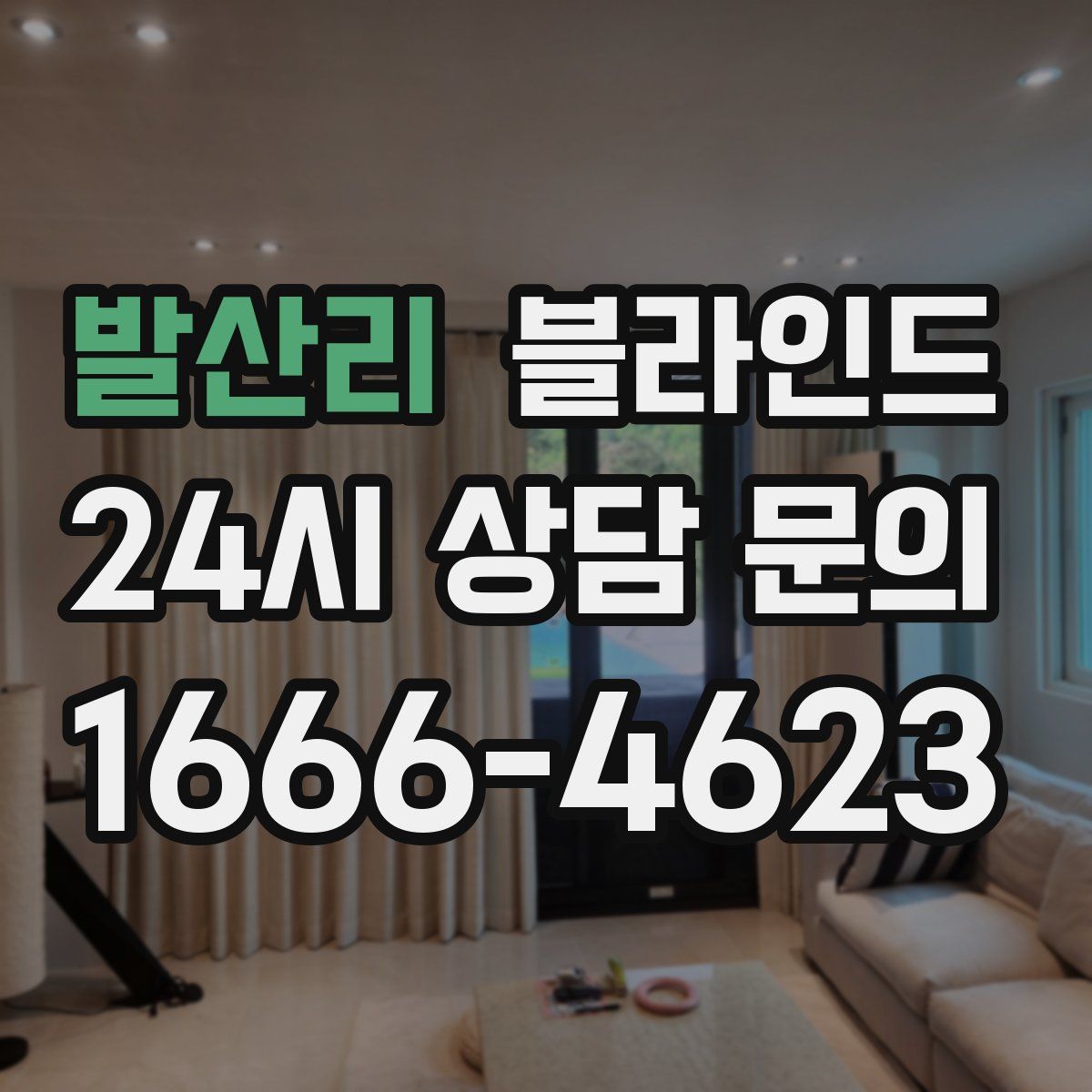 발산리 블라인드