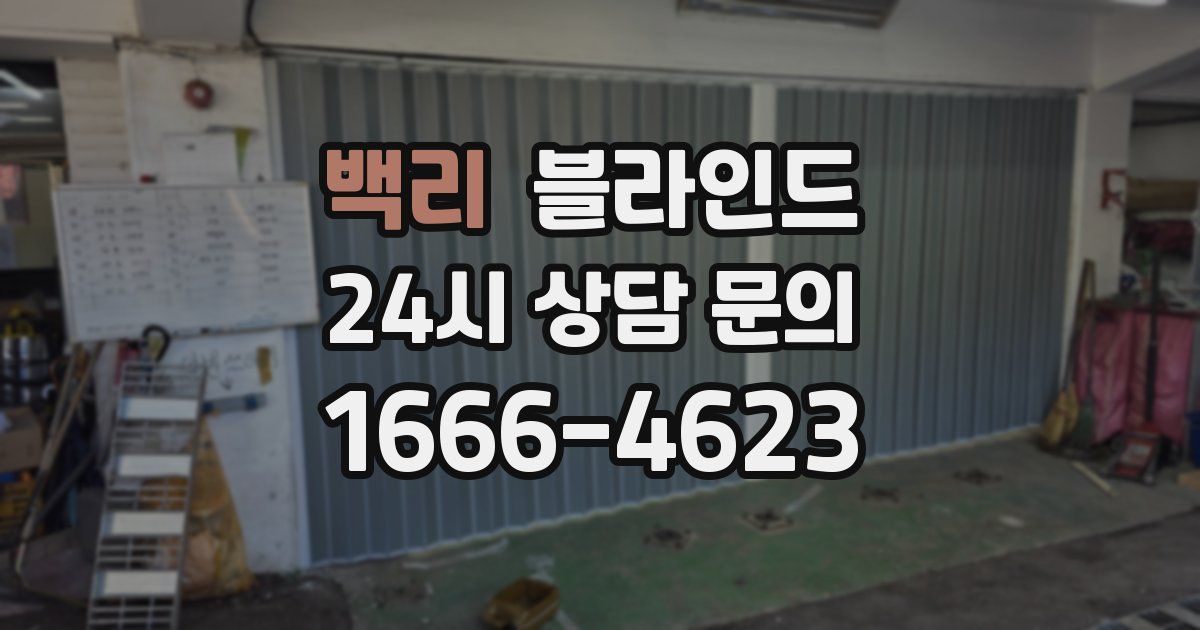 백리 블라인드