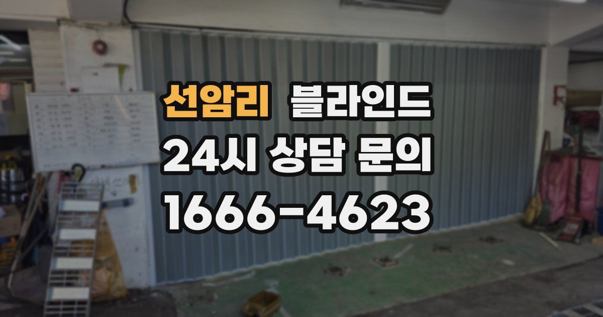 선암리 블라인드