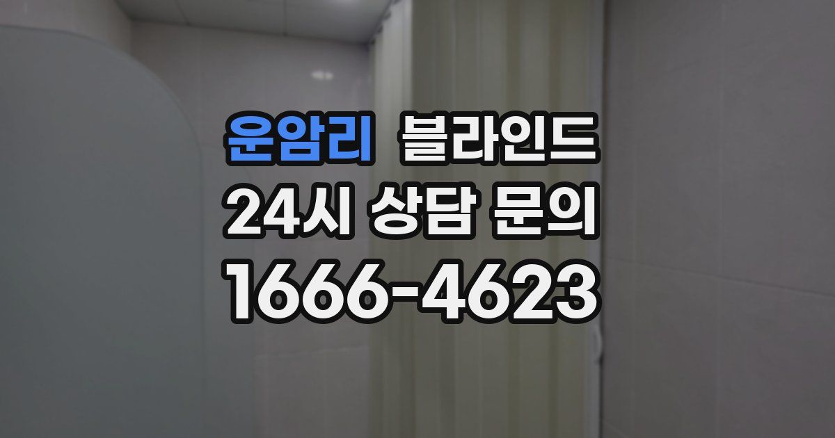운암리 블라인드