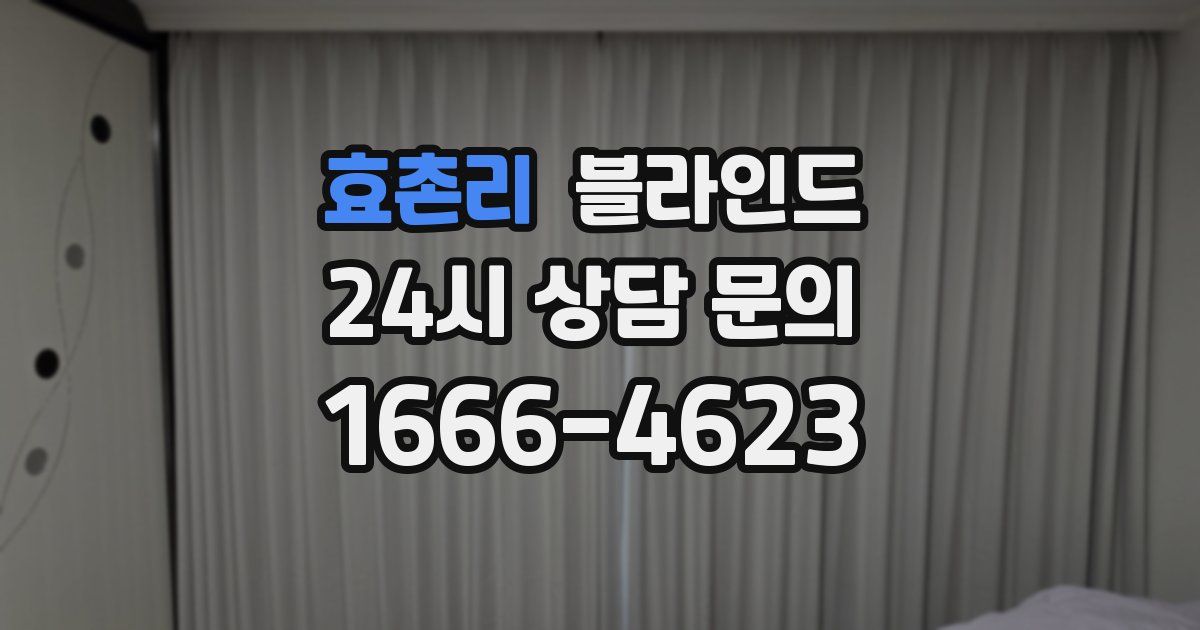 효촌리 블라인드