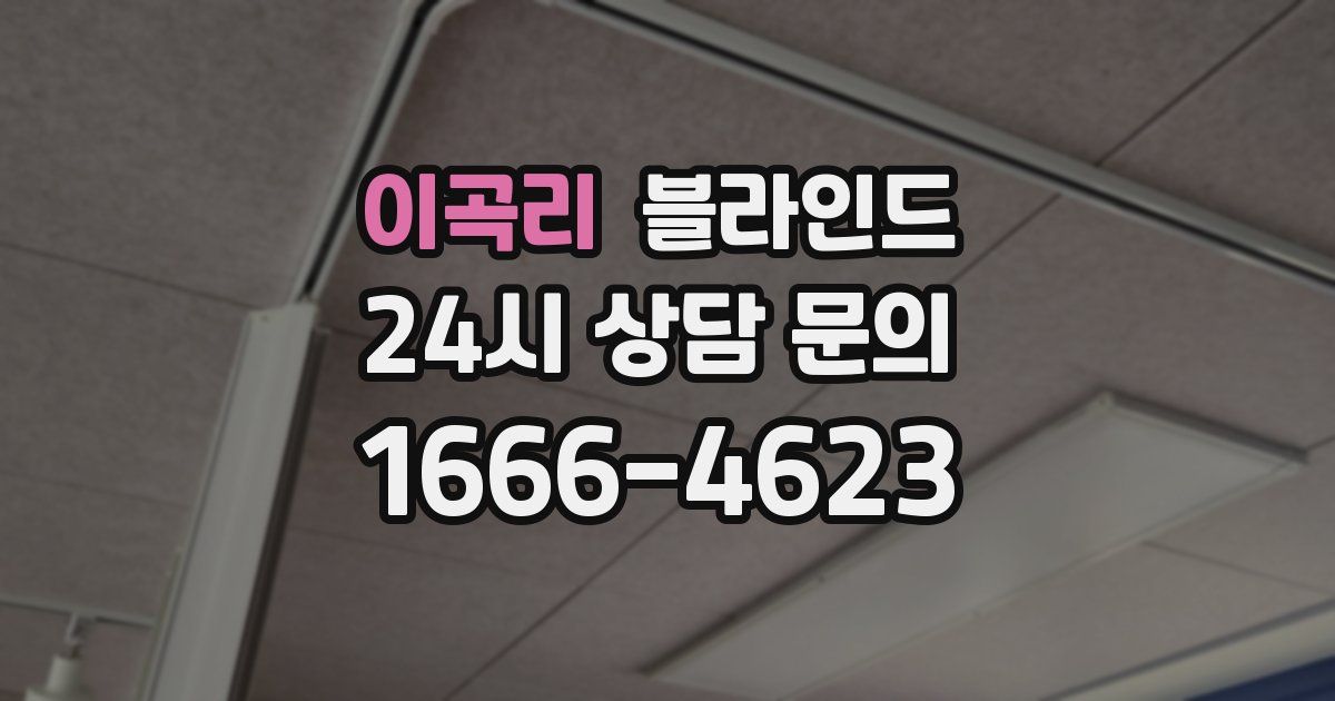 이곡리 블라인드