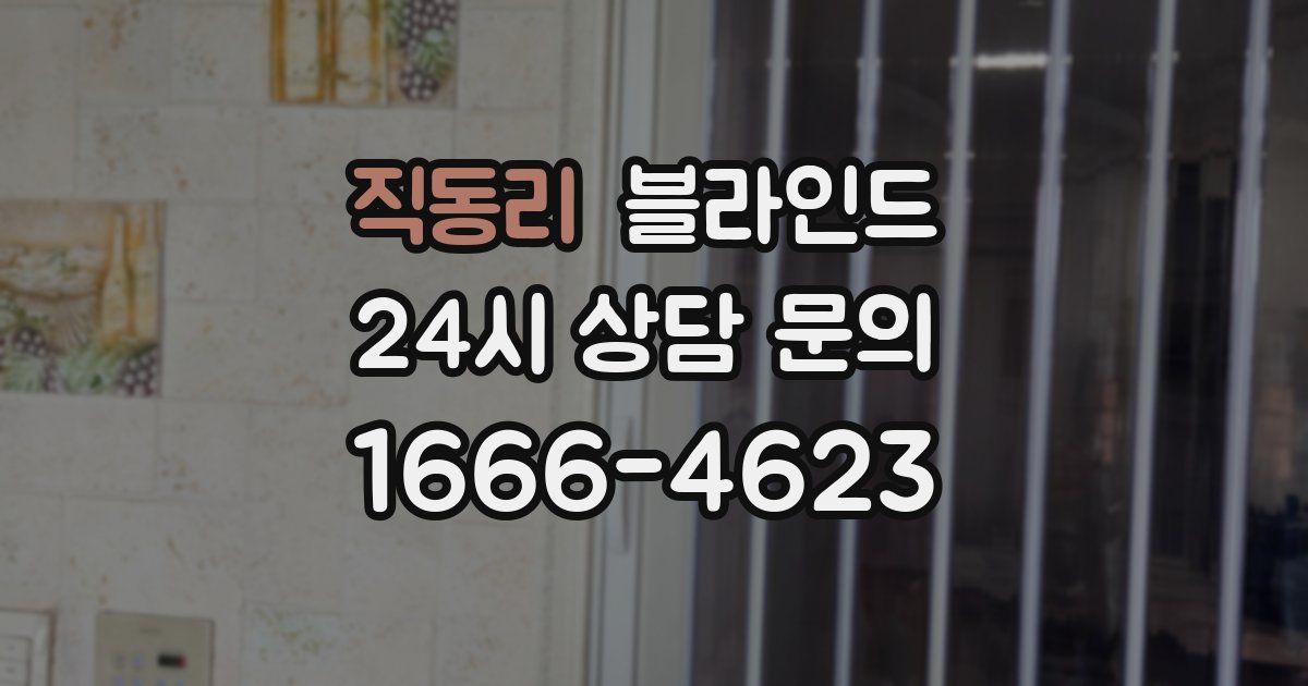 직동리 블라인드