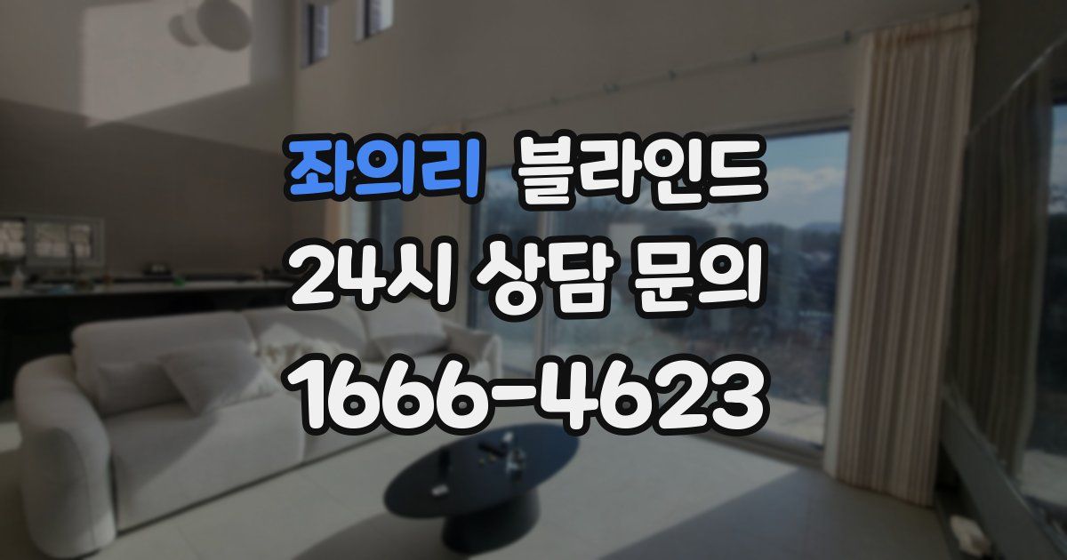좌의리 블라인드