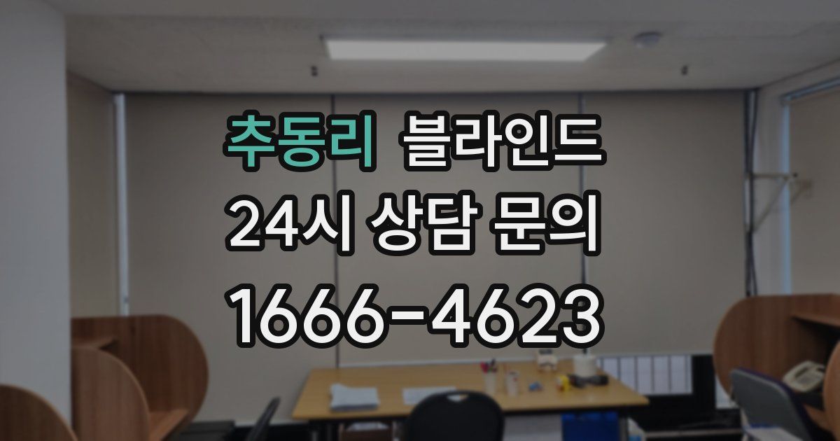 추동리 블라인드