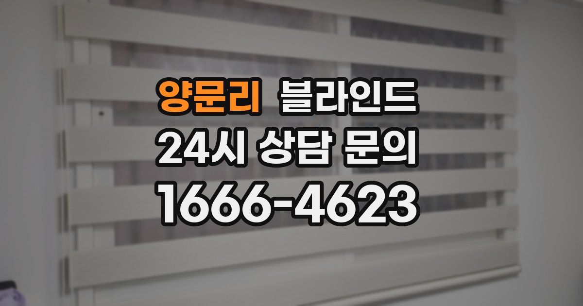양문리 블라인드
