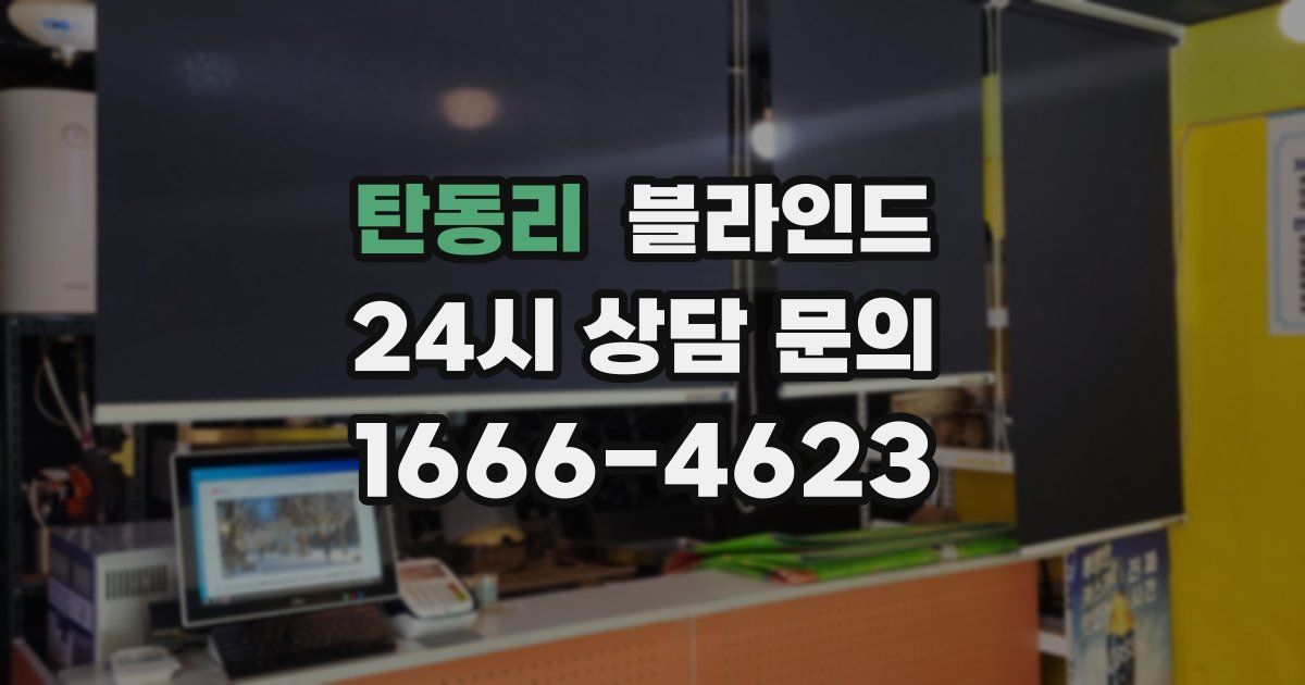 탄동리 블라인드
