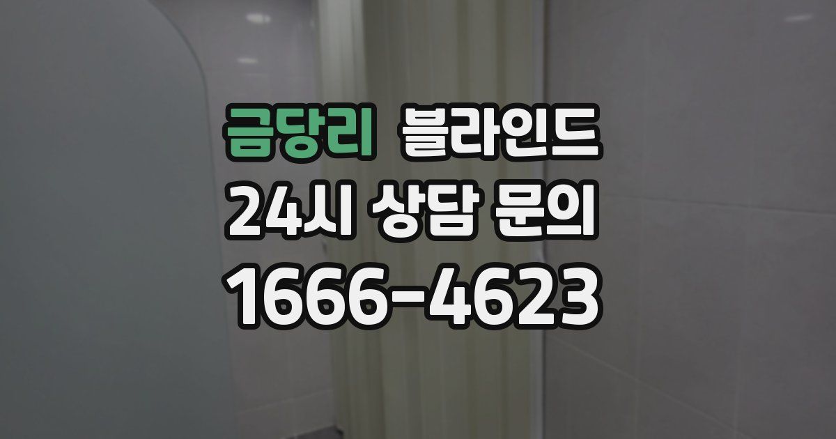 금당리 블라인드