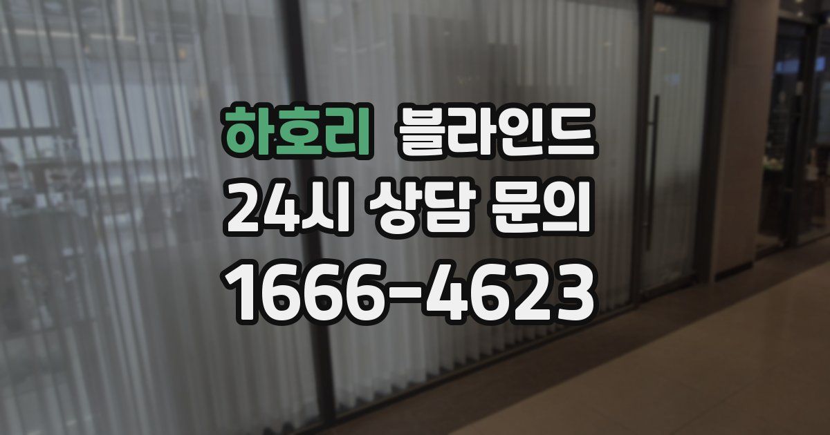 하호리 블라인드