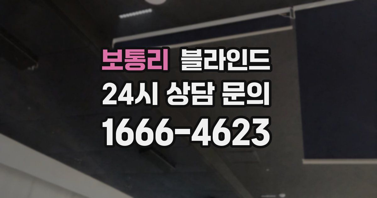 보통리 블라인드