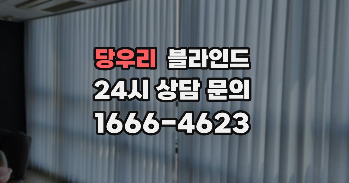 당우리 블라인드