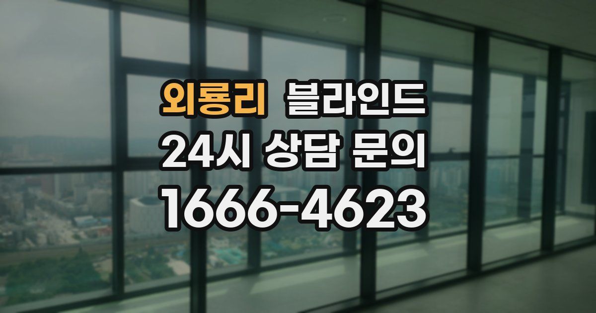 외룡리 블라인드